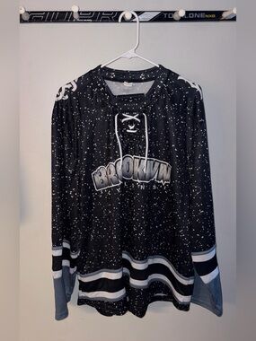 Brooklyn Cyclones 2025 Star Wars Night Hockey Jersey, Black